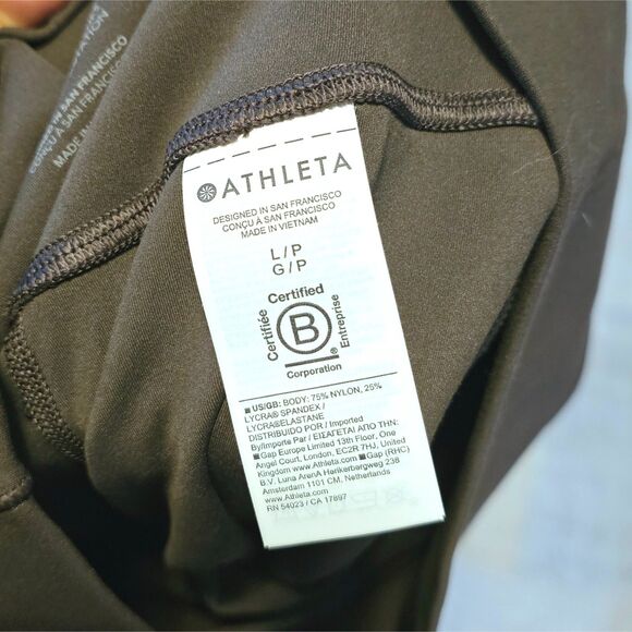 Athleta Truffle Salutation Stash Petite Flare Legging - Picture 11 of 11